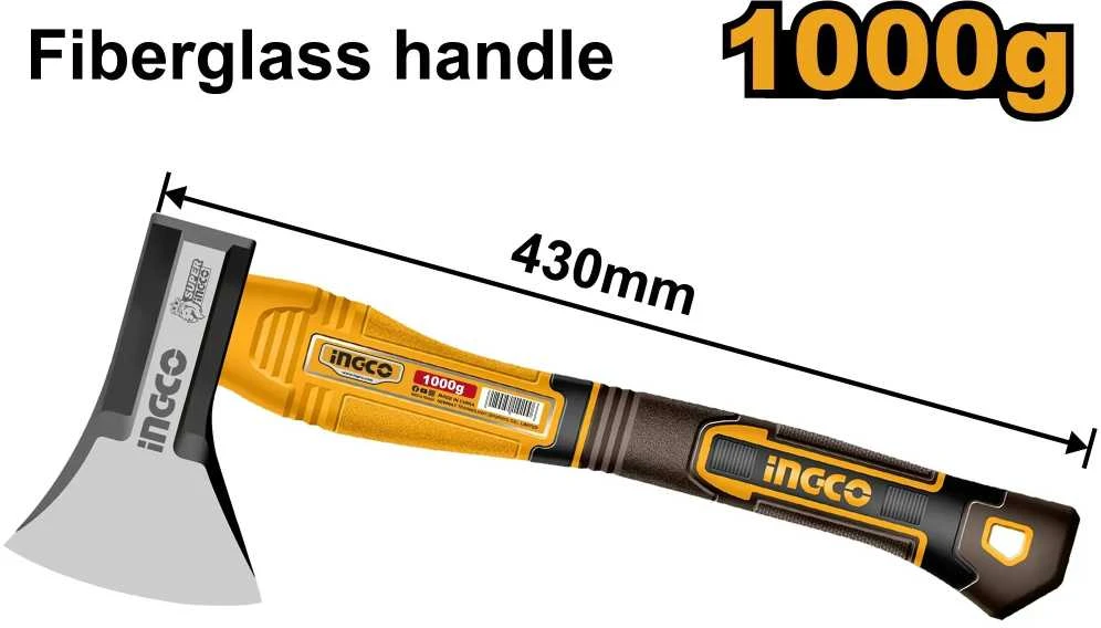 Ingco HAX0811000 Axe 1000g fibreglass