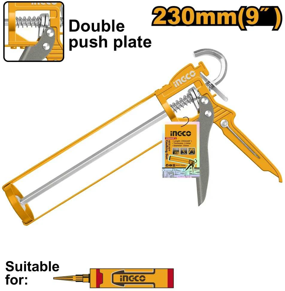 Ingco HCG1409 glaisto presas DVIGUBAS 230 mm