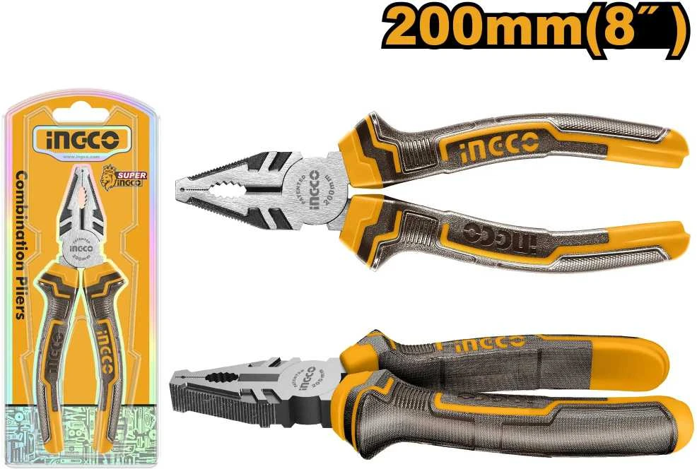 Ingco HCP08208 kombinuotos replės CrV 200 mm