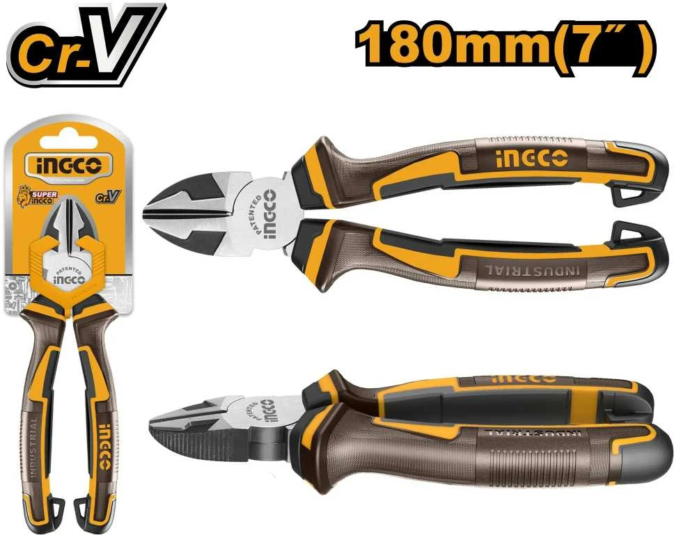 Ingco HDCP28188 šoninio pjovimo replės CrV 180 mm