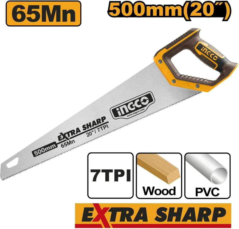 Ingco HHAS08500 medienos pjūklo uodega 500 mm