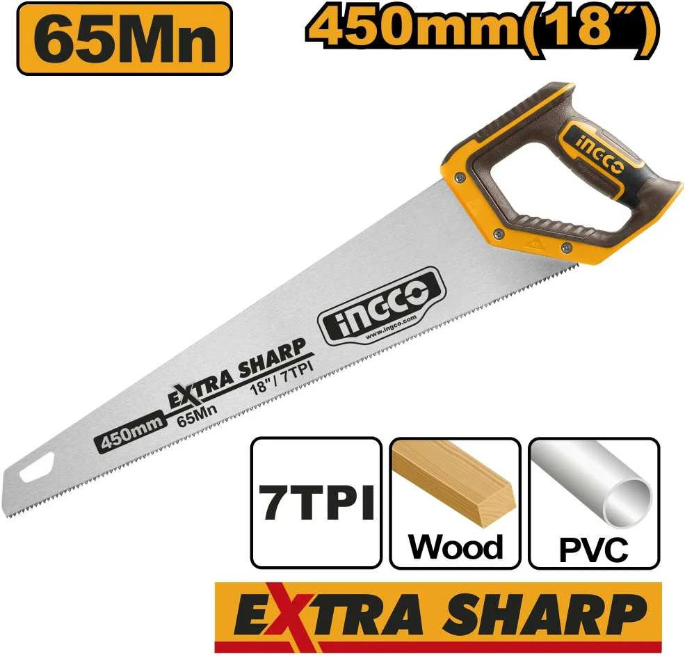 Ingco HHAS15450 medienos pjūklo uodega 450 mm