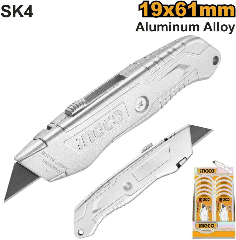 Ingco HKNS11615 Darbinis peilis su keičiamu ašmeniu 19 mm