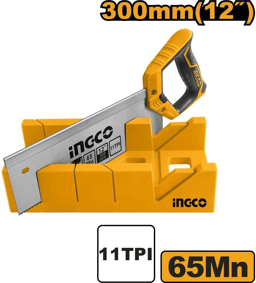 Ingco HMBSK30082 medienos pjūklas 300 mm su kampiniu pjūklu