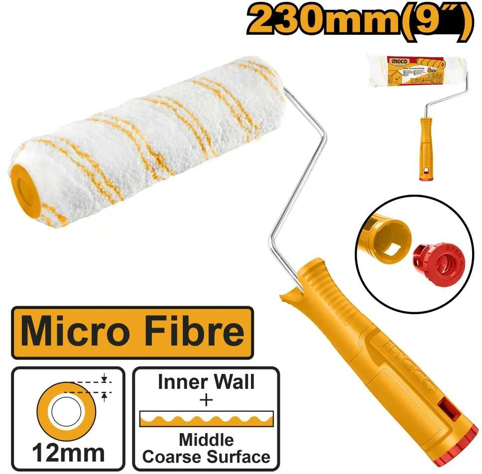 Ingco 230mm dažymo volelis su mikropluošto danga