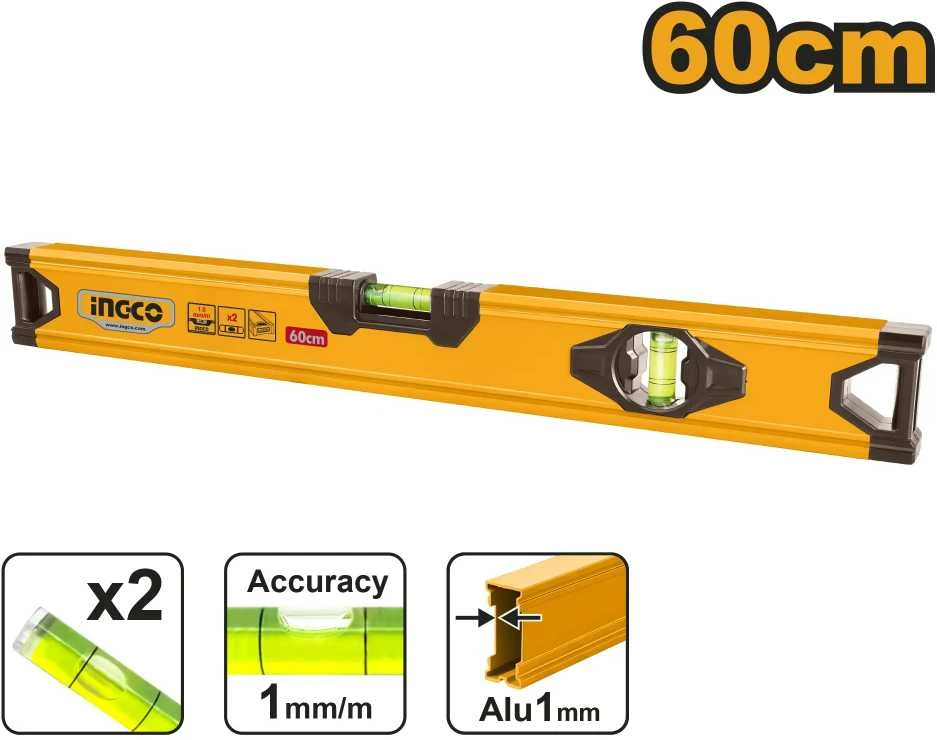 Ingco HSL58060 Level 600mm ALU 2 spirit level