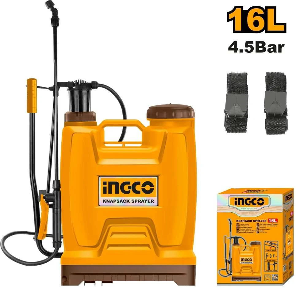 Ingco HSPP41602 kuprinės formos purkštuvas 16 l