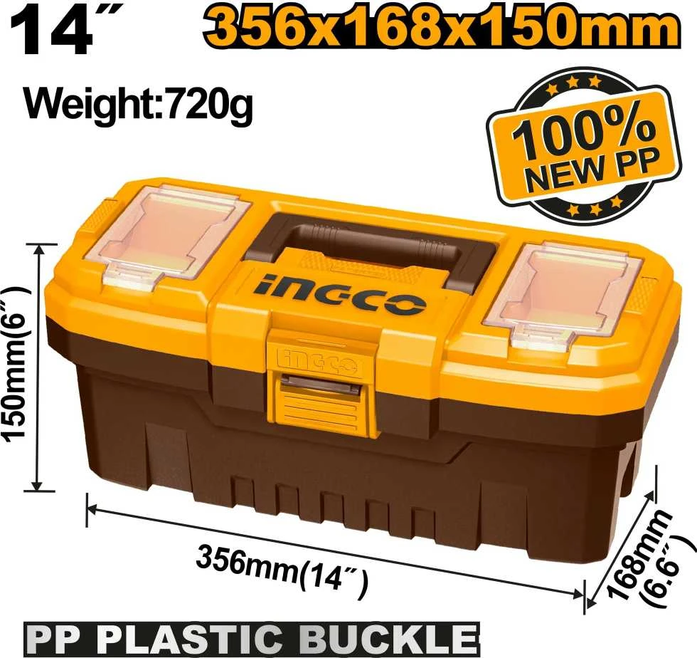 Ingco PBX1401 įrankių dėklas 14", 356x168x150 mm