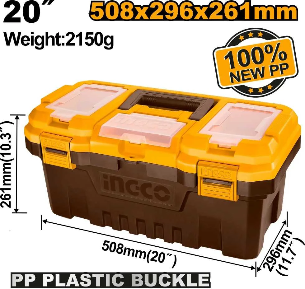 Ingco PBX2001 įrankių dėklas 20", 508x296x261mm