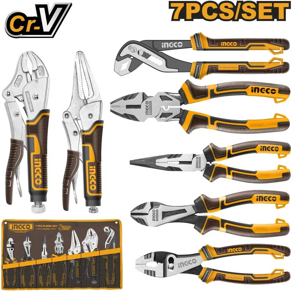 INGCO Pliers set 7pcs CrV