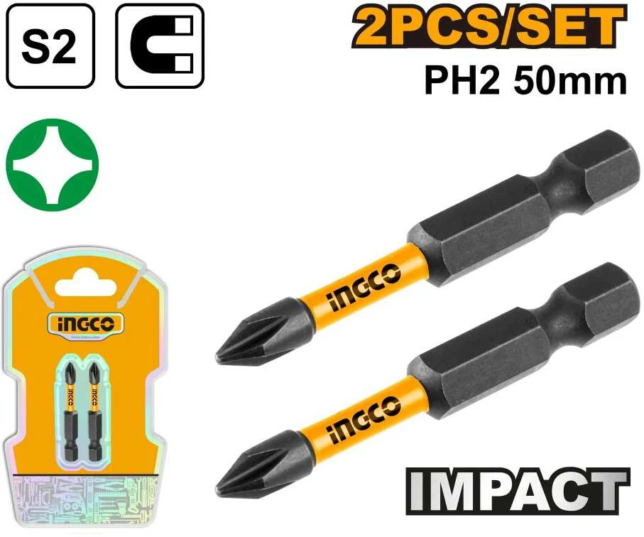 Grąžtas Ingco SDBIM71PH250 antgalių rinkinys, 2 vnt.
