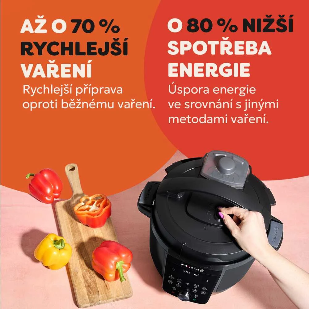 Instant Pot daugiafunkcis puodas 9-in-1, 5.7 l, 1000 W, nerūdijantis plienas, RPPC61-BK