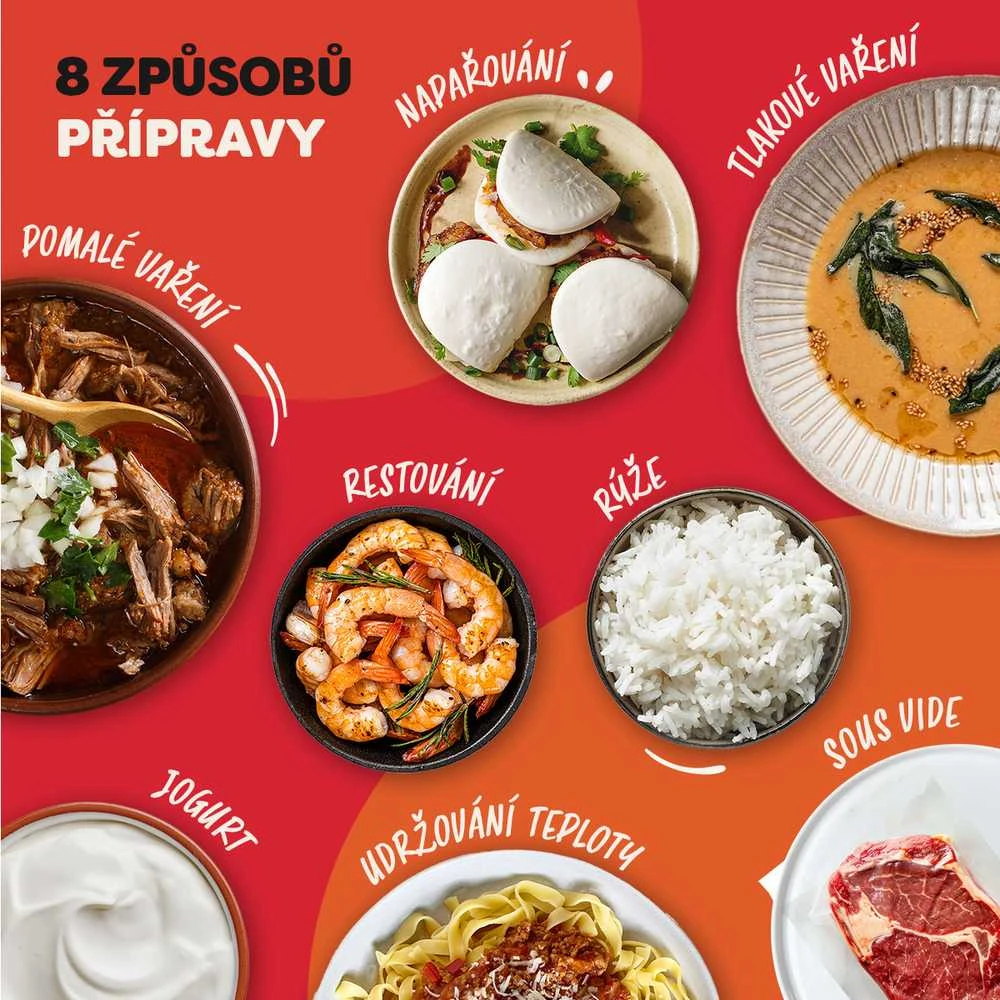 Instant Pot daugiafunkcis puodas 9-in-1, 5.7 l, 1000 W, nerūdijantis plienas, RPPC61-BK