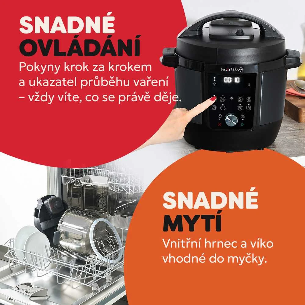 Instant Pot daugiafunkcis puodas 9-in-1, 5.7 l, 1000 W, nerūdijantis plienas, RPPC61-BK