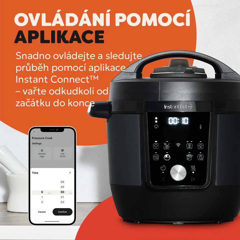 Instant Pot daugiafunkcis puodas 9-in-1, 5.7 l, 1000 W, nerūdijantis plienas, RPPC61-BK