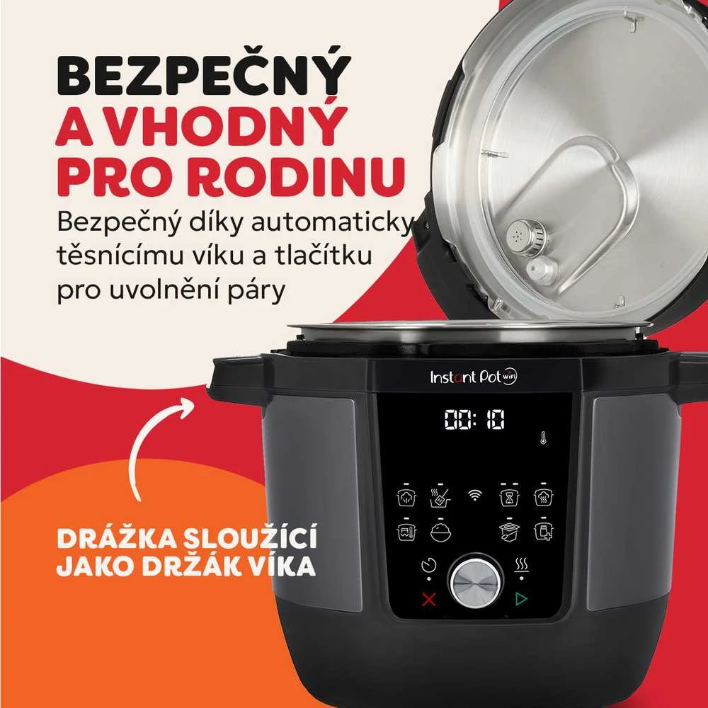 Instant Pot daugiafunkcis puodas 9-in-1, 5.7 l, 1000 W, nerūdijantis plienas, RPPC61-BK