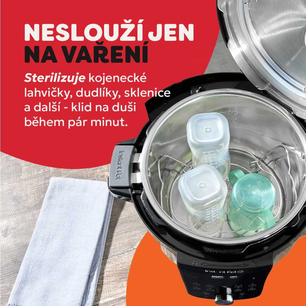 Instant Pot Pro daugybės funkcijų greitpuodis 5,7 l 1200 W su Wi-Fi valdymu, juodas PRCPC601WE