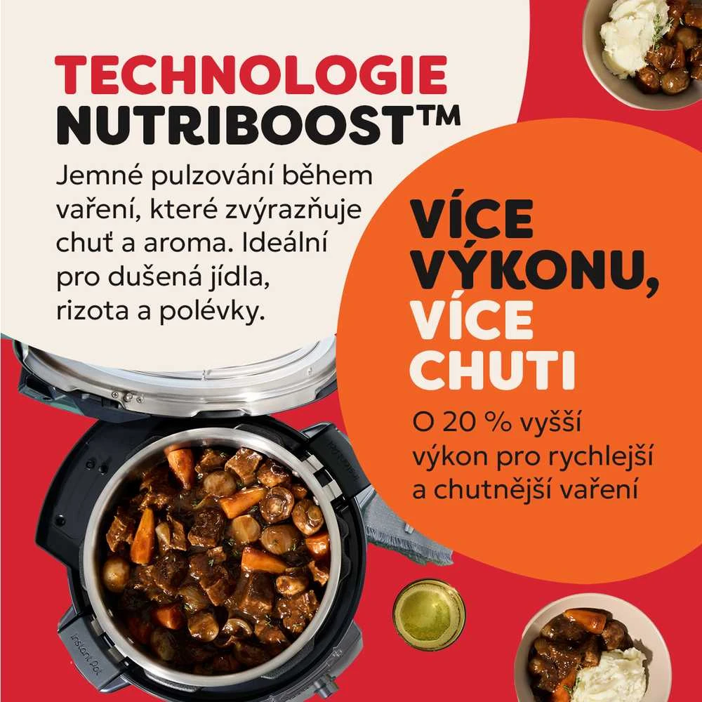 Instant Pot Pro daugybės funkcijų greitpuodis 5,7 l 1200 W su Wi-Fi valdymu, juodas PRCPC601WE