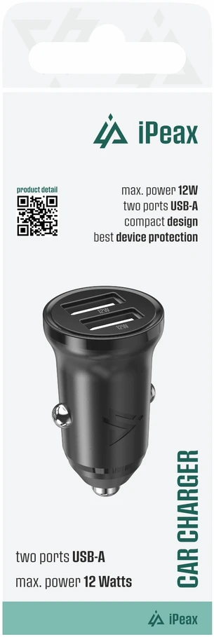 iPEAX Car charger 2x USB-A / 2.4A
