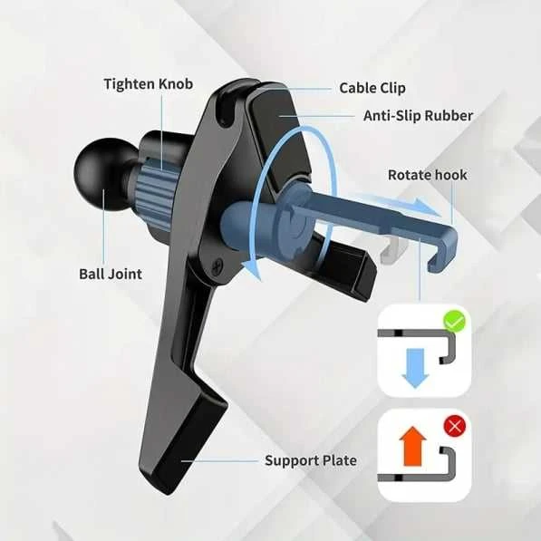 „iPeax Clip 2“ automobilio telefono laikiklis