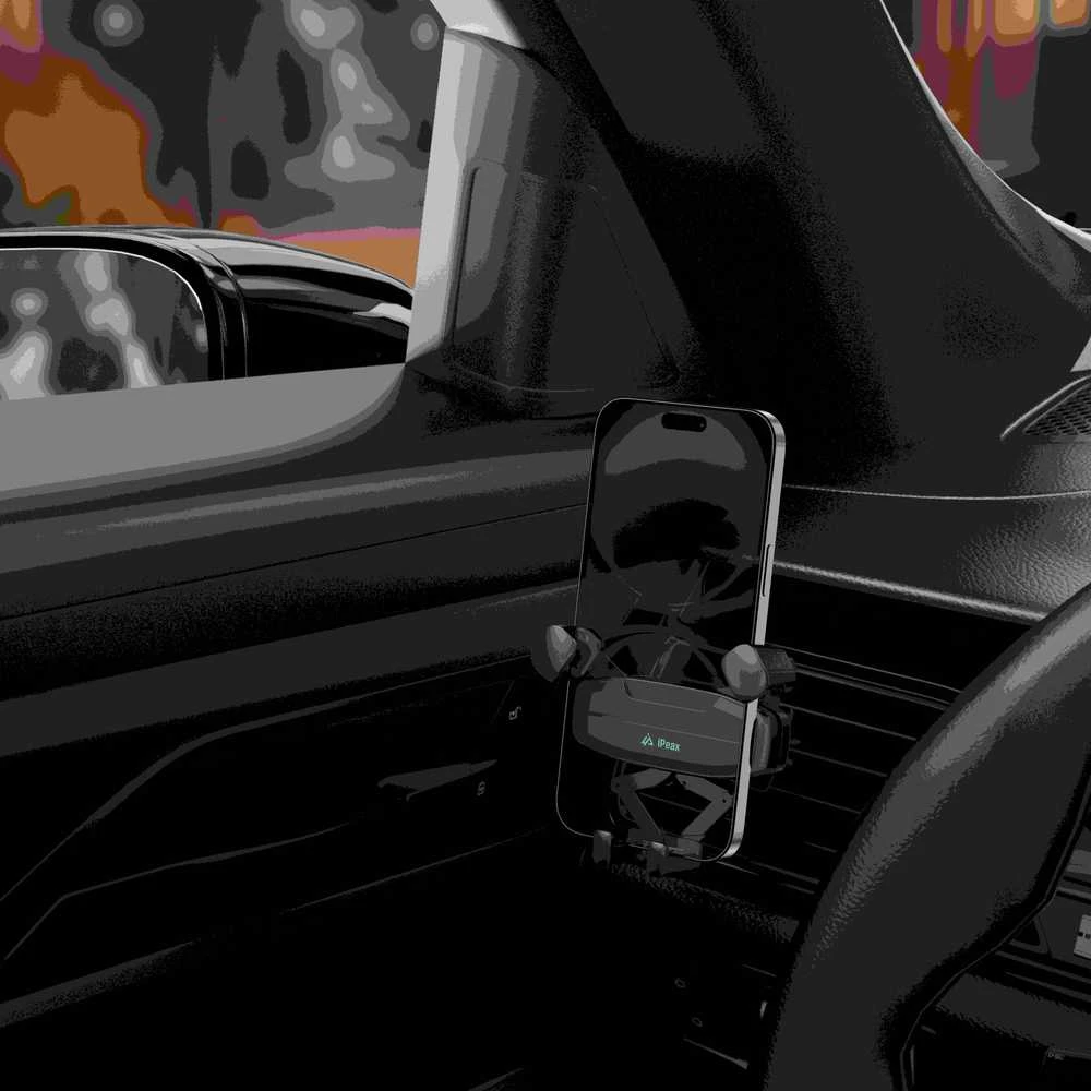 iPEAX X01 Car Mount, Juodas