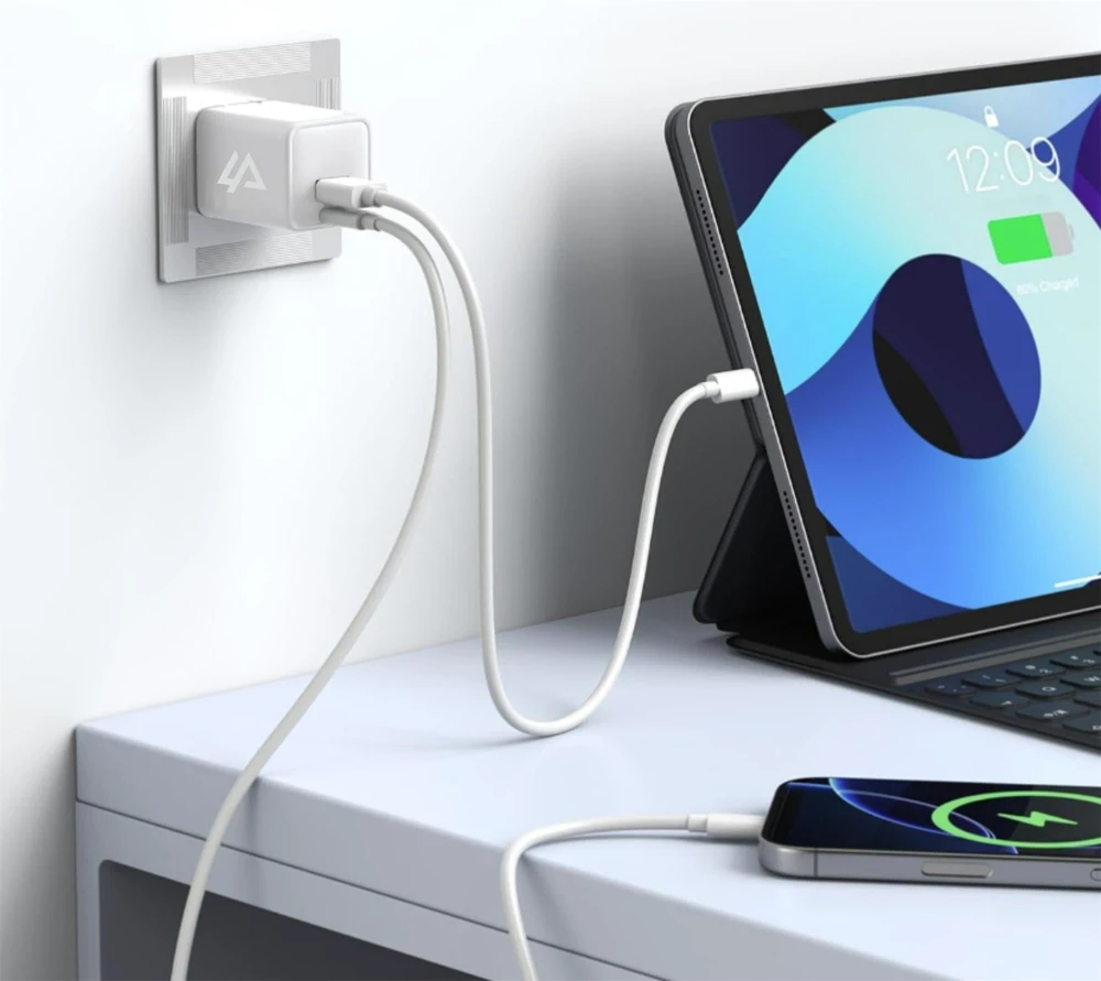 iPeax GaN USB-C / USB įkroviklis 35W