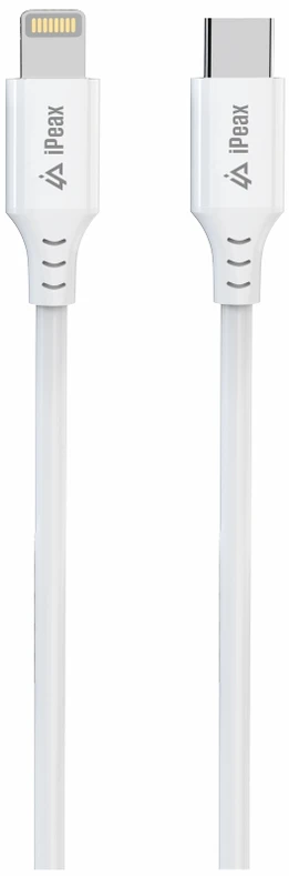 iPEAX TPU USB-C į Lightning kabelis, 1,5 m, USB 2.0, Baltas