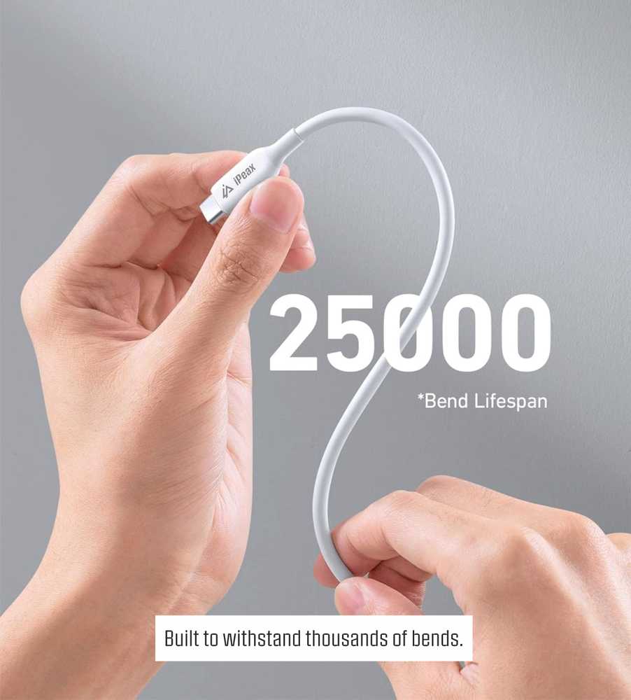 iPEAX 90010113 USB-A / USB-C kabelis 1 m