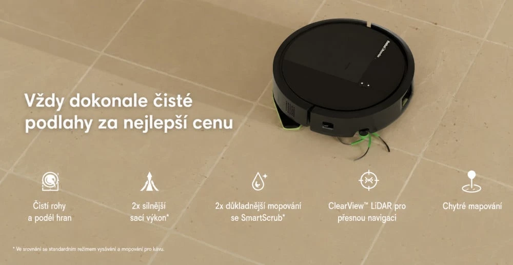 iRobot Roomba 115 Combo + Charging Dock (juodas)