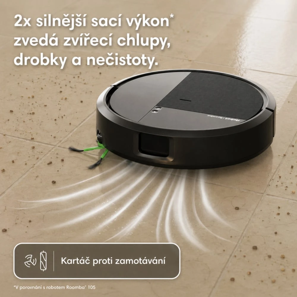 iRobot Roomba 115 Combo + Charging Dock (juodas)