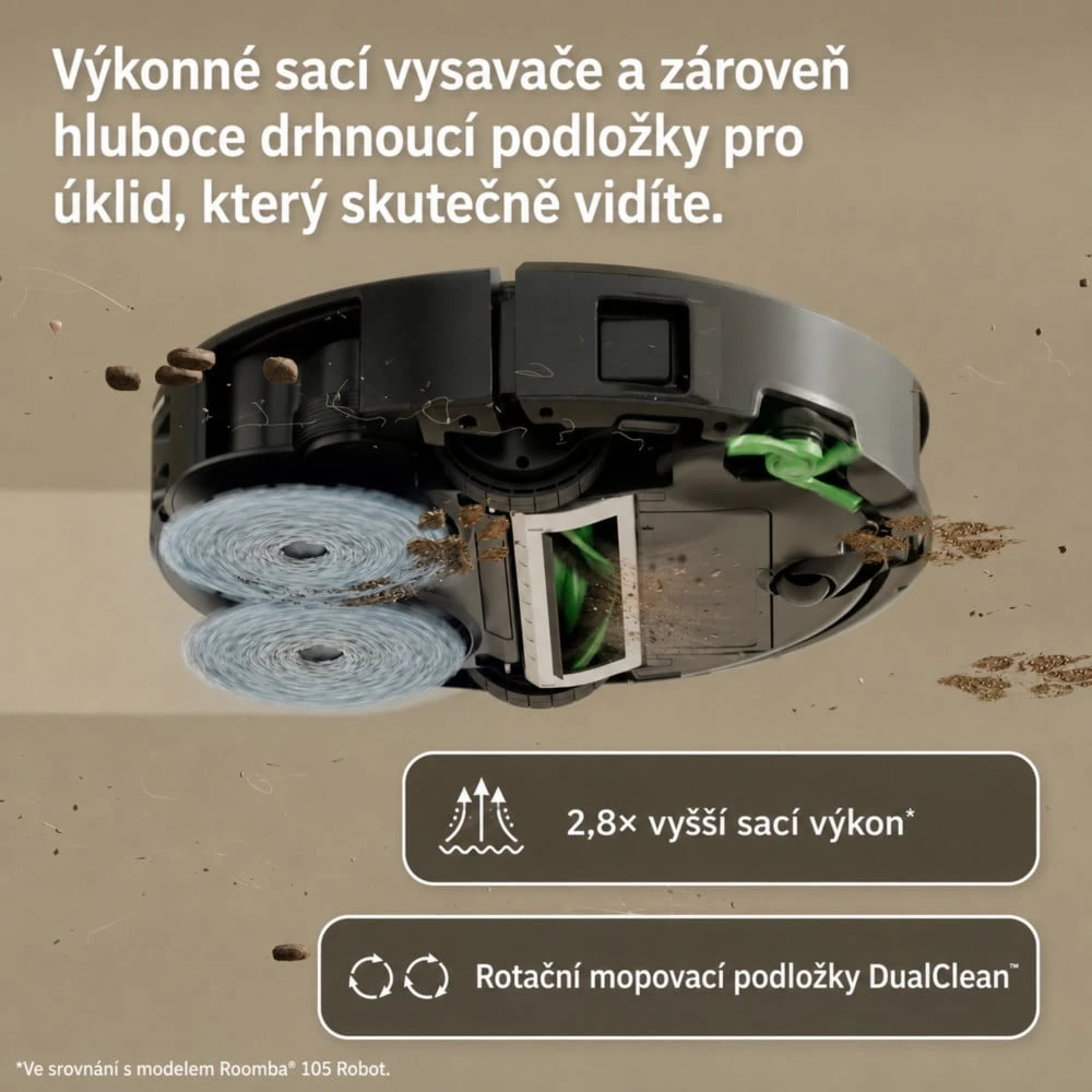 iRobot Roomba Plus 415 Combo + AutoWash Dock (juodas)