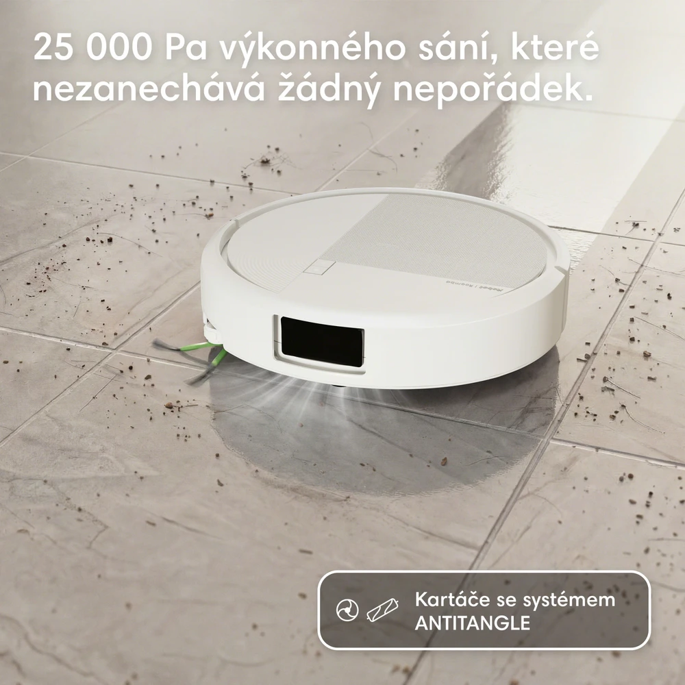 iRobot Roomba Combo 575 baltas robotas dulkių siurblys + AutoWash įkrovimo stotelė