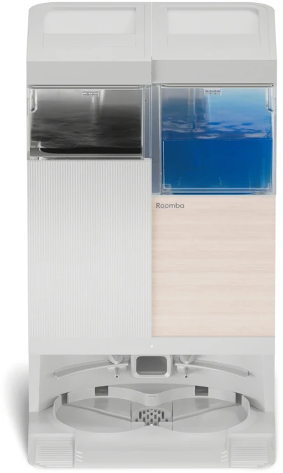 iRobot Roomba Combo 575 baltas robotas dulkių siurblys + AutoWash įkrovimo stotelė