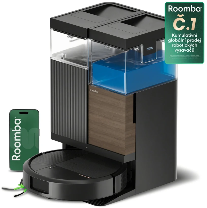 iRobot Roomba Plus 575 Combo + AutoWash Dock (juodas)