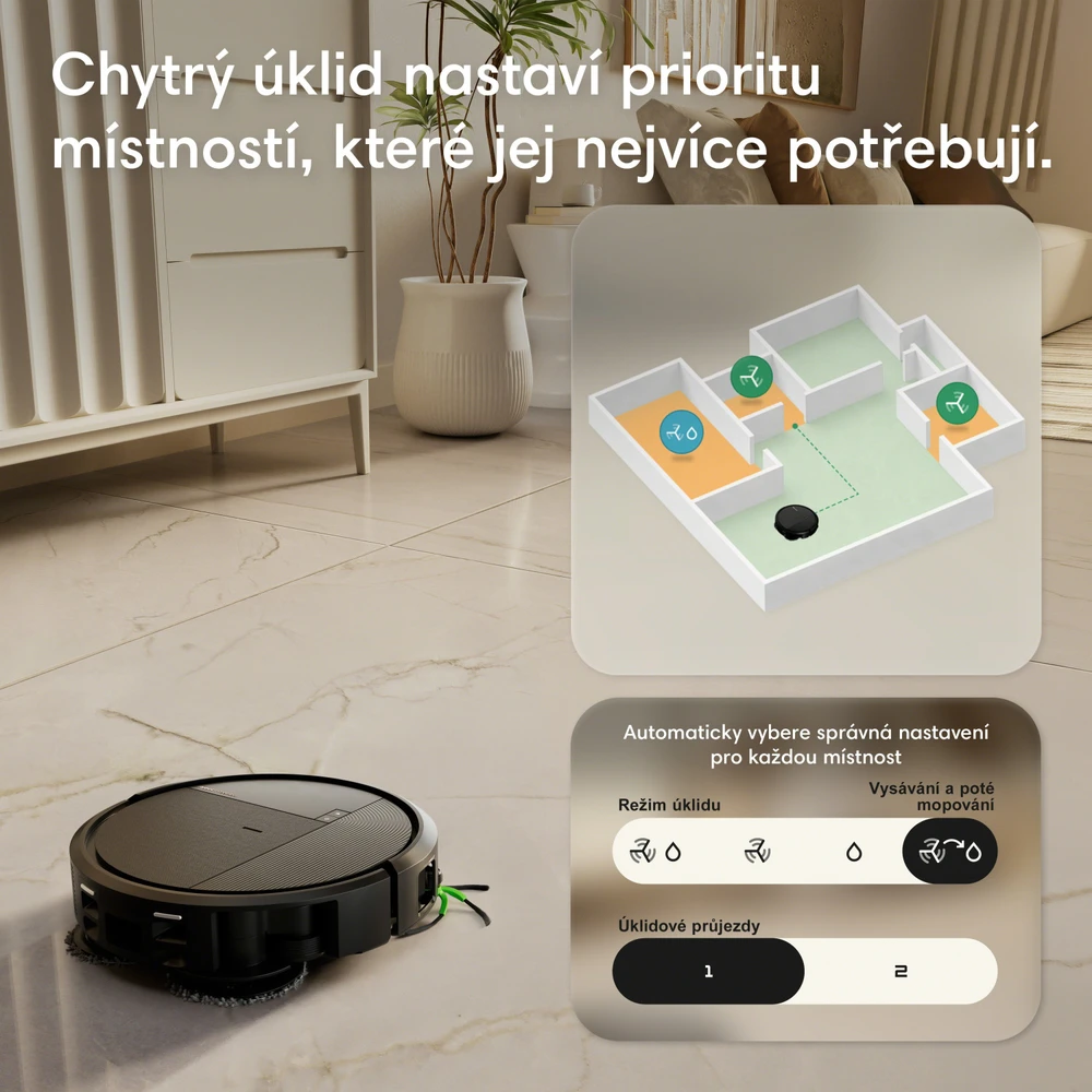 iRobot Roomba Plus 575 Combo + AutoWash Dock (juodas)