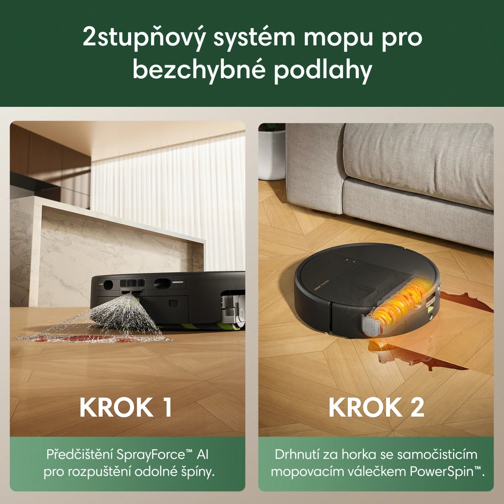 iRobot Roomba Plus 675 Combo + AutoWash Dock (Juodas)