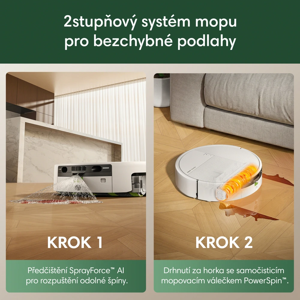 iRobot Roomba Combo 675 Baltas (V185240)