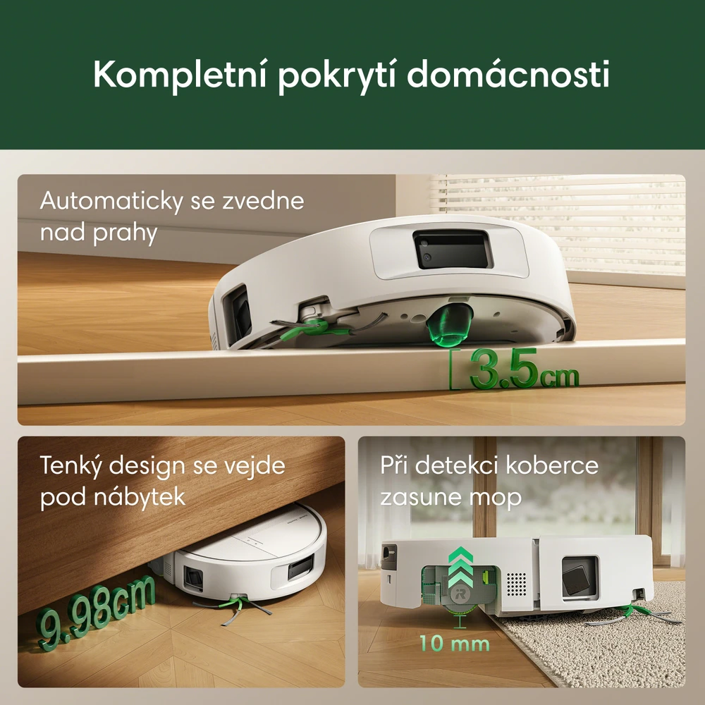 iRobot Roomba Combo 675 Baltas (V185240)