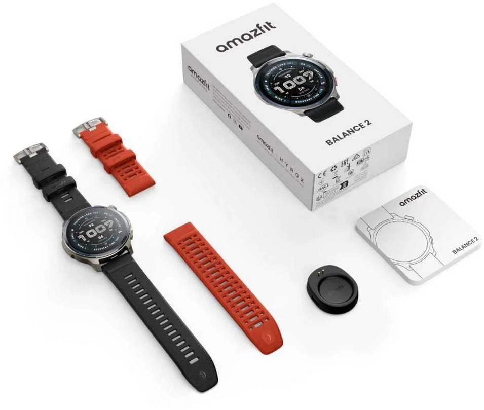 Išmanusis laikrodis Amazfit Balance 2 Juodas