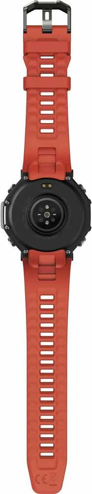Išmanusis laikrodis Amazfit T-Rex 3, Nerudijančio plieno korpusas su onikso spalvos silikoniniu dirželiu
