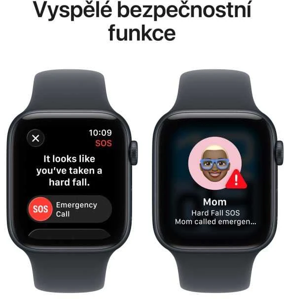 Išmanusis laikrodis Apple Watch SE 3 GPS + Cellular 44mm Midnight Alu Sport M/L Granatowy (MEPJ4MP-A)