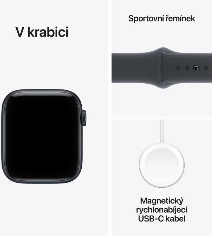 Išmanusis laikrodis Apple Watch SE 3 GPS + Cellular 44mm Midnight Alu Sport S/M Granatowy (MEPH4MP/A)
