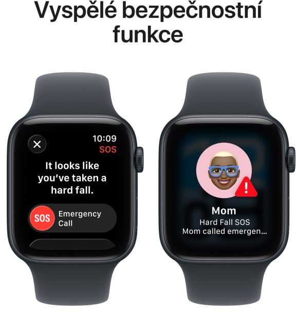 Išmanusis laikrodis Apple Watch SE 3 GPS + Cellular 44mm Midnight Alu Sport S/M Granatowy (MEPH4MP/A)