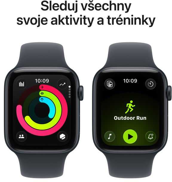 Išmanusis laikrodis Apple Watch SE 3 GPS + Cellular 44mm Midnight Alu Sport S/M Granatowy (MEPH4MP/A)