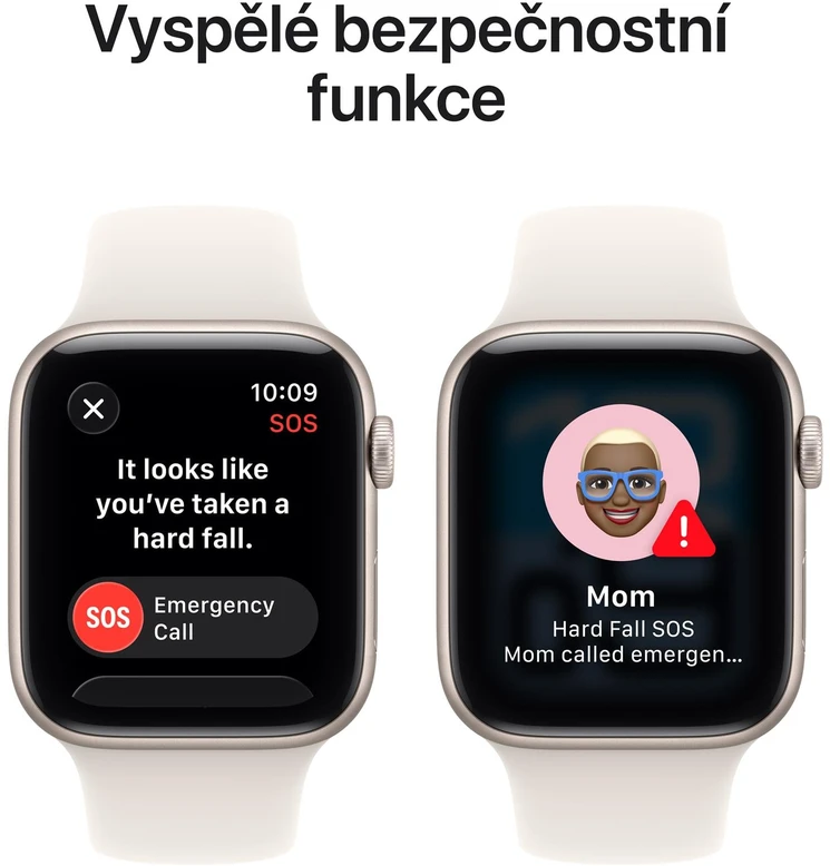 Išmanusis laikrodis Apple Watch SE 3 GPS + Cellular 44mm Starlight Alu Sport M/L Smėlio spalvos (MJLN4MP/A)