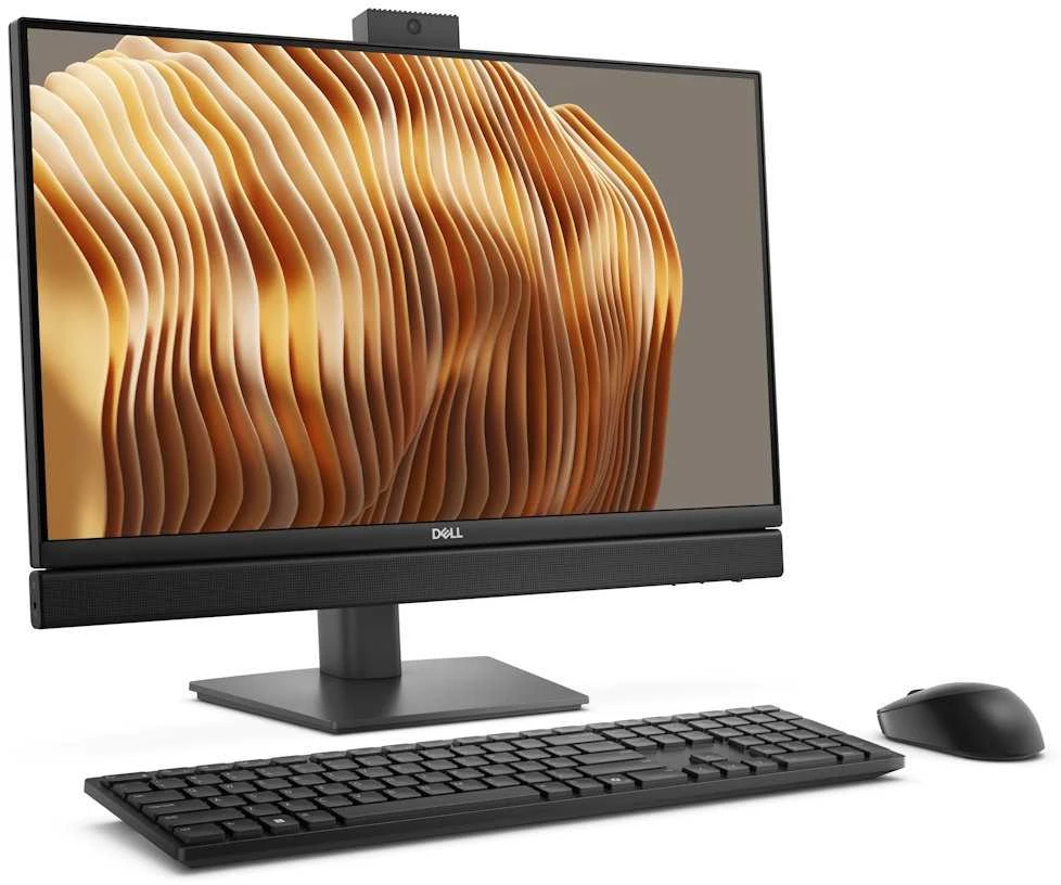 Stacionarus kompiuteris DELL AiO Pro 24" viskas viename asmeninis kompiuteris QC24251/TPM/U5-235T/16GB/512SSD/neliečiamas/integruotas/130W/WLAN/Kb&Mse/W11 Pro/3Y PS NBD