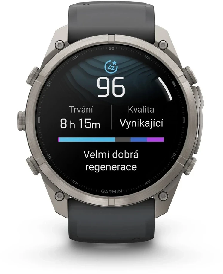 Išmanusis laikrodis Garmin fenix® 9 Pro – 51 mm, AMOLED, Titanium - Graphite Juodas