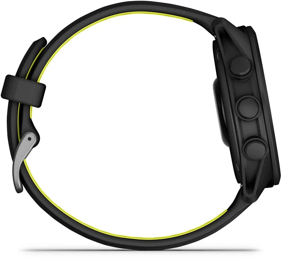 „Garmin Forerunner 170“ išmanusis laikrodis, juodos ir ryškiai geltonos spalvos