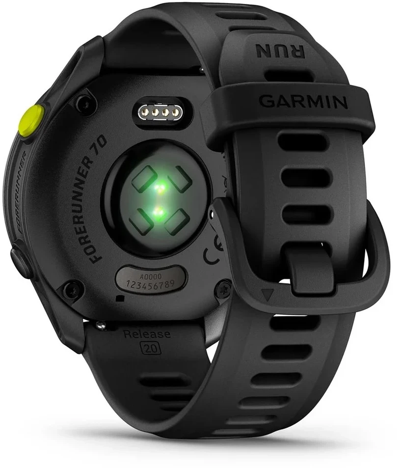 „Garmin Forerunner 70“ išmanusis laikrodis, juodos spalvos