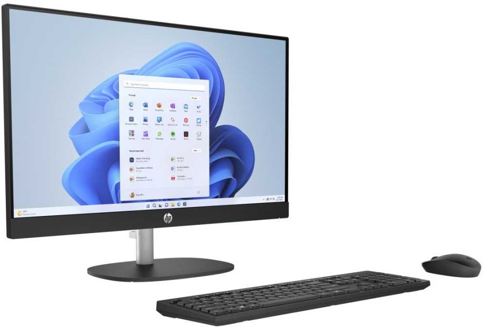 Stacionarus kompiuteris Hewlett Packard (HP) HP AiO 24-cr2007nc, 24 colių FHD, Ultra7 255U, 32 GB DDR5 RAM, 1 TB SSD, „Windows 11 Home“, „GamePass“ – 3 mėnesių garantija